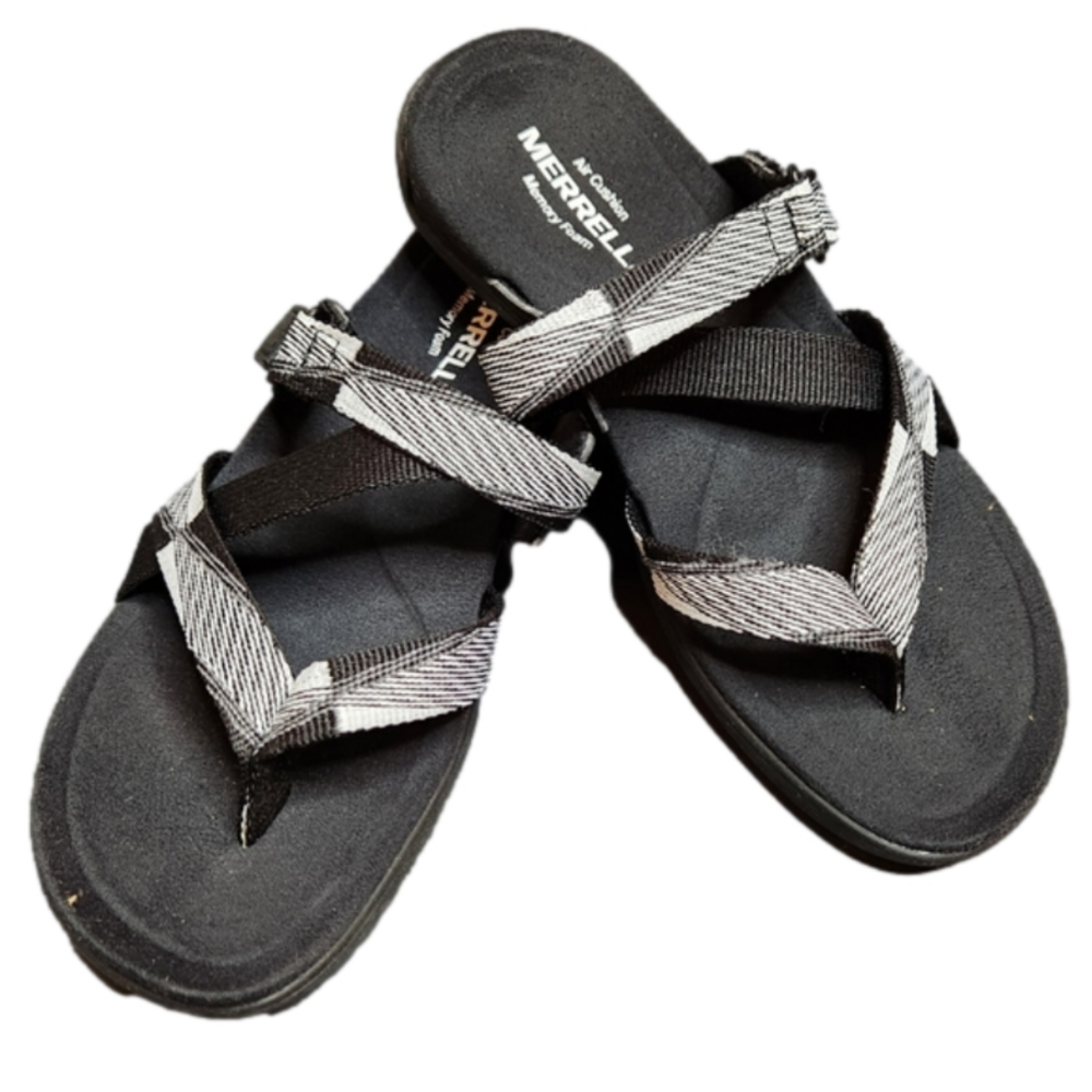 MERRELL NWOT AIR CUSHION MEMORY FOAM WOMENS SANDALS SIZE 5
